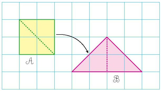 Toán lớp 3 trang 27, 28, 29 Bài 51: Diện tích của một hình. Xăng – ti – mét vuông - Kết nối tri thức (ảnh 1)