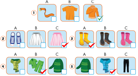 Tiếng Anh lớp 3 Unit 6: Clothes | i - Learn Smart Star (ảnh 34)