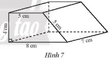 Sách bài tập Toán 7 Bài 3: Hình lăng trụ đứng tam giác. Hình lăng trụ đứng tứ giác - Chân trời sáng tạo (ảnh 1)