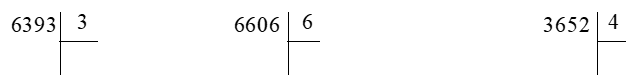 Toán lớp 3 trang 48, 49, 50, 51 Bài 57: Chia số có bốn chữ số với số có một chữ số - Kết nối tri thức (ảnh 1)