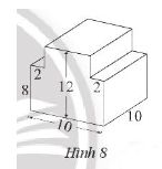 Sách bài tập Toán 7 Bài 4: Diện tích xung quanh và thể tích của hình lăng trụ đứng tam giác, lăng trụ đứng tứ giác - Chân trời sáng tạo (ảnh 1)
