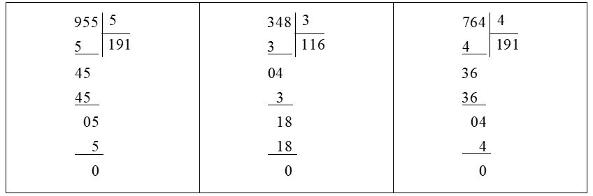 Giải Toán 3 trang 67, 68 Chia cho số có một chữ số trong phạm vi 100 000 (Tiếp theo) - Cánh diều (ảnh 1)