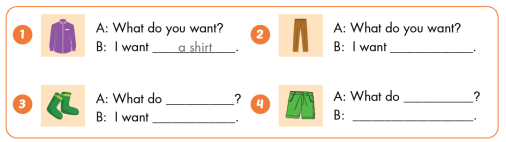 Tiếng Anh lớp 3 Unit 6: Clothes | i - Learn Smart Star (ảnh 4)