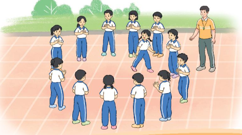 Giáo dục thể chất lớp 3 Bài 4: Bài tập phối hợp dãn bóng – ném bóng rổ bằng hai tay trước ngực trang 76, 77, 78 – Kết nối tri thức (ảnh 1)