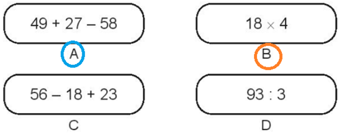 Vở bài tập Toán lớp 3 Tập 1 trang 94, 95, 96, 97 Bài 38: Biểu thức số. Tính giá trị của biểu thức số - Kết nối tri thức (ảnh 1)