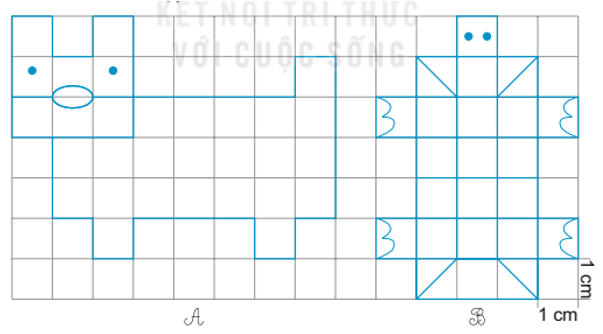 Vở bài tập Toán lớp 3 Tập 2 trang 23, 24, 25 Bài 51: Diện tích của một hình. Xăng-ti-mét vuông - Kết nối tri thức (ảnh 1)