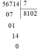 Toán lớp 3 trang 65, 66, 67 Chia số có năm chữ số cho số có một chữ số - Chân trời sáng tạo (ảnh 1)