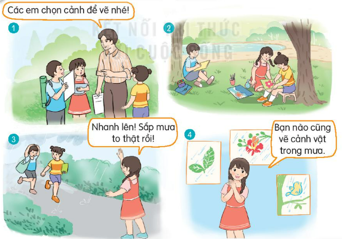 Bài 2: Mưa Tiếng Việt lớp 3 Tập 2 – Kết nối tri thức (ảnh 1)