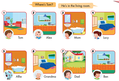 Tiếng Anh lớp 3 Unit 4: Home | i - Learn Smart Star (ảnh 7)