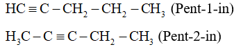 C5H8 (Pentin) là gì? Tính chất hóa học, tính chất vật lí, nhận biết, điều chế, ứng dụng của C5H8 (Pentin) (ảnh 1)