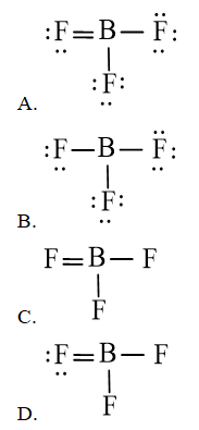 Công thức Lewis của BF3 theo chương trình mới (ảnh 1)