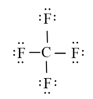 Công thức Lewis của CF4 theo chương trình mới (ảnh 1)