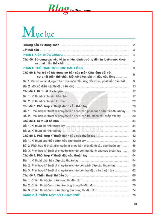 Giáo dục thể chất lớp 11 Cầu lông Kết nối tri thức pdf (ảnh 1)