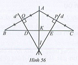 Sách bài tập Toán 7 Bài 12 (Cánh diều): Tính chất ba đường trung trực của tam giác  (ảnh 1)