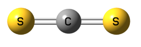 Công thức Lewis của CS2 (Carbon disulfide) theo chương trình mới (ảnh 1)