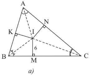 Giải Toán 7 Bài 9 (Chân trời sáng tạo): Tính chất ba đường phân giác của tam giác (ảnh 1)