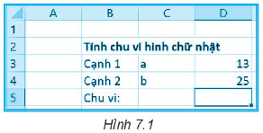 Sách bài tập Tin học 7 Bài 7 (Kết nối tri thức): Tính toán tự động trên bảng tính  (ảnh 1)