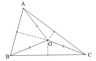 Giải Toán 7 Bài 12 (Cánh diều): Tính chất ba đường trung trực của tam giác (ảnh 1)