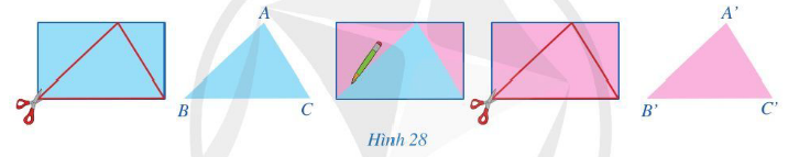 Giải Toán 7 Bài 3 (Cánh diều): Hai tam giác bằng nhau (ảnh 1)