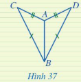 Giải Toán 7 Bài 4 (Cánh diều): Trường hợp bằng nhau thứ nhất của tam giác: cạnh – cạnh – cạnh (ảnh 1)