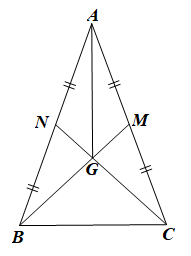 Sách bài tập Toán 7 Bài 10 (Cánh diều): Tính chất ba đường trung tuyến của tam giác  (ảnh 1)