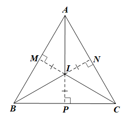 Giải Toán 7 Bài 34 (Kết nối tri thức): Sự đồng quy của ba đường trung tuyến. Ba đường phân giác trong một tam giác (ảnh 1)