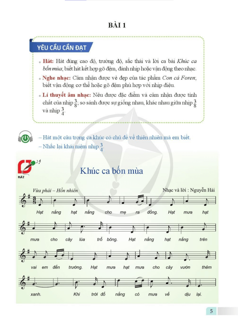 Âm nhạc 8 Cánh diều pdf (ảnh 1)