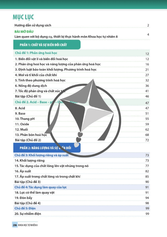 Khoa học tự nhiên 8 Cánh diều pdf (ảnh 1)