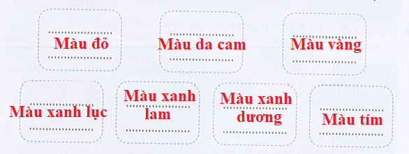 Bảy sắc cầu vồng trang 44, 45 Vở bài tập Tiếng Việt lớp 3 Tập 1 - Cánh diều (ảnh 1)