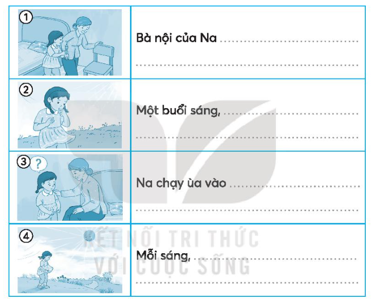 Vở bài tập Tiếng Việt lớp 3 Bài 21: Tia nắng bé nhỏ trang 48, 49 Tập 1 - Kết nối tri thức (ảnh 1)