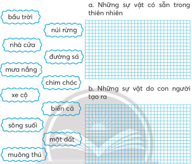 Vở bài tập Tiếng Việt lớp 3 Bài 1: Giọt sương trang 54 Tập 2 - Chân trời sáng tạo (ảnh 1)