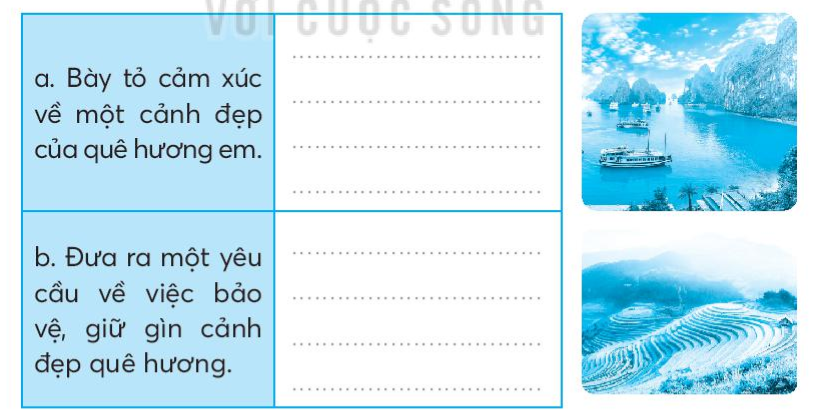 Vở bài tập Tiếng Việt lớp 3 Bài 20: Tiếng nước mình trang 47, 48 Tập 2 - Kết nối tri thức (ảnh 1)