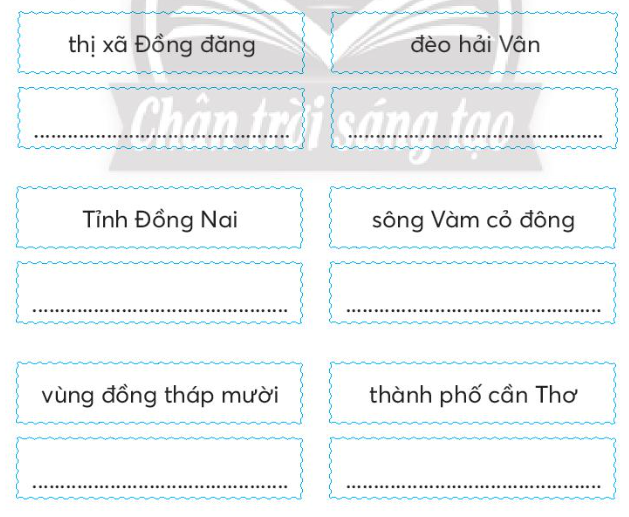Vở bài tập Tiếng Việt lớp 3 Bài 3: Non xanh nước biếc trang 99 Tập 2 - Chân trời sáng tạo (ảnh 1)