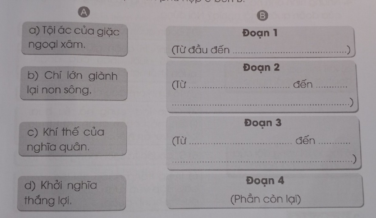 Hai Bà Trưng trang 51, 52 Vở bài tập Tiếng Việt lớp 3 Tập 2 - Cánh diều (ảnh 1)