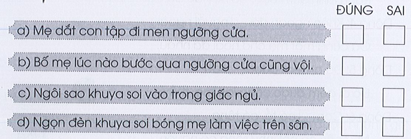 Ngưỡng cửa trang 30, 31 Vở bài tập Tiếng Việt lớp 3 Tập 1 - Cánh diều (ảnh 1)