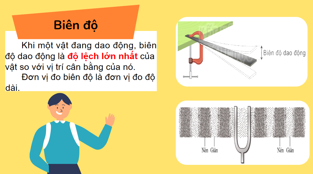 Giáo án điện tử Biên độ, tần số, độ cao và độ to của âm| Bài giảng PPT KHTN 7 Cánh diều (ảnh 1)