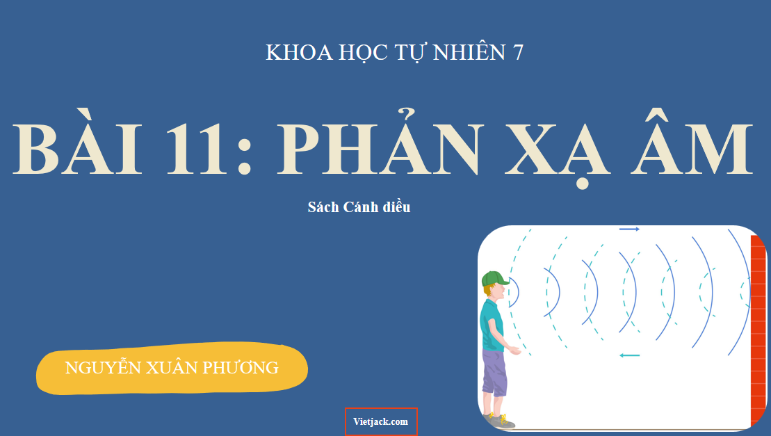 Giáo án điện tử Phản xạ âm| Bài giảng PPT KHTN 7 Cánh diều (ảnh 1)