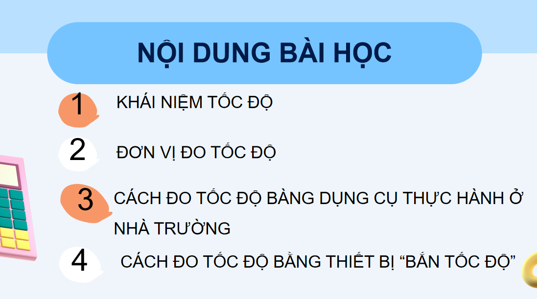 Giáo án điện tử Tốc độ của chuyển động| Bài giảng PPT KHTN 7 Cánh diều (ảnh 1)