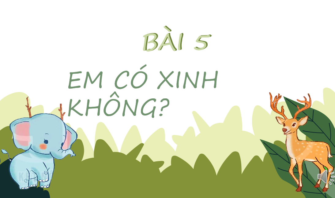 Giáo án điện tử Em có xinh không?| Bài giảng PPT Tiếng Việt lớp 2 Kết nối tri thức (ảnh 1)