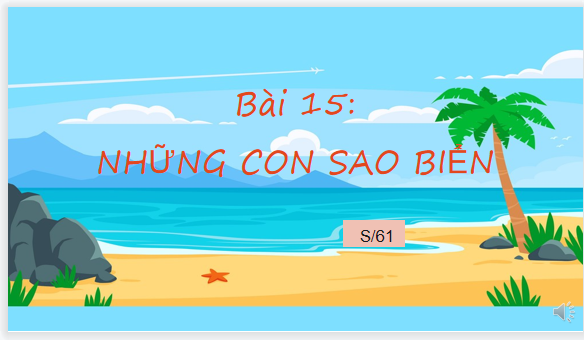 Giáo án điện tử Những con sao biển| Bài giảng PPT Tiếng Việt lớp 2 Kết nối tri thức (ảnh 1)