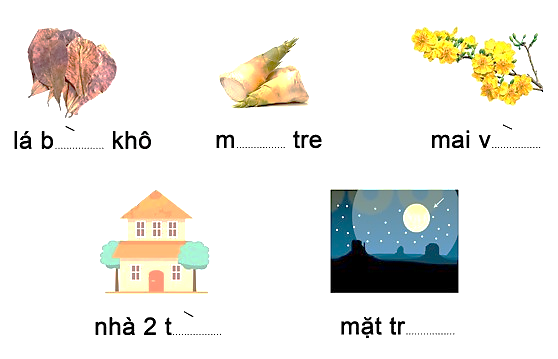 Bài tập cuối tuần Tiếng Việt lớp 1 (Chân trời sáng tạo) Tuần 12 có đáp án (ảnh 1)