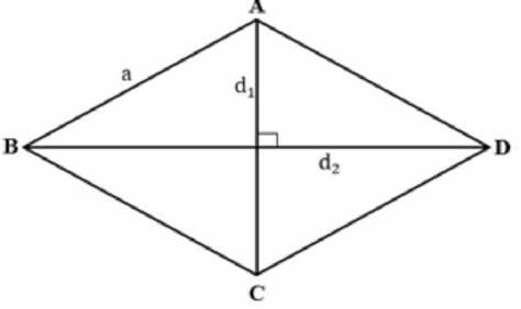 Công thức tính đường chéo của hình thoi và cách giải các dạng bài tập (ảnh 1)