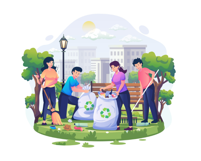 Now, write a guide to make your school greener using the idea you discussed in Speaking. Use the Writing Skill box and your speaking notes to help you. (ảnh 3)