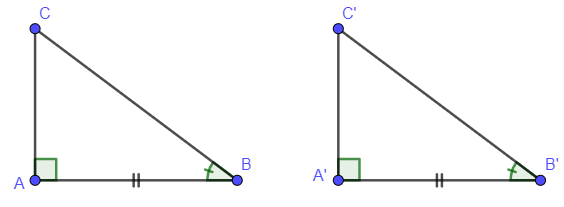Các trường hợp bằng nhau của tam giác vuông đầy đủ, chi tiết hay nhất - Toán lớp 7 (ảnh 1)