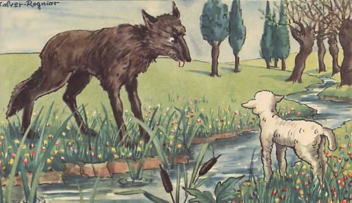 Tóm tắt Chó sói và cừu trong thơ ngụ ngôn của La-phông-ten hay, ngắn gọn (5 mẫu) (ảnh 1)