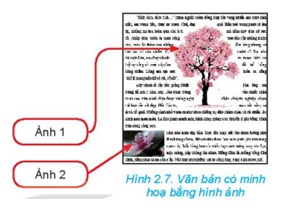 Chuyên đề Tin học 10 Bài 2: Trình bày văn bản với định dạng ảnh nâng cao - Kết nối tri thức (ảnh 1)