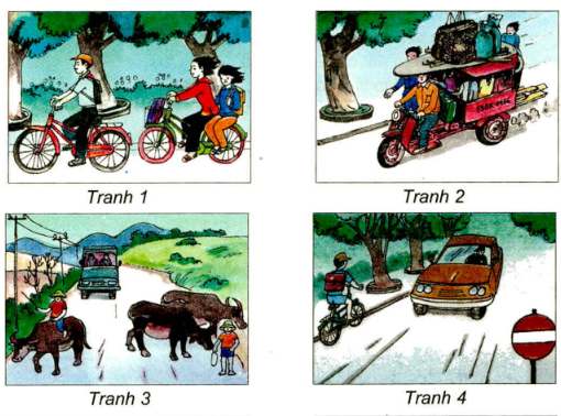 Đạo đức lớp 4 Bài 13: Tôn trọng luật giao thông (ảnh 1)