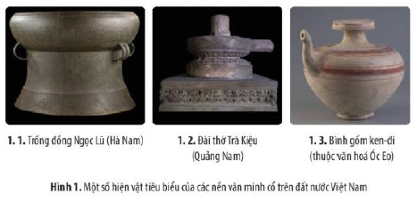 Giải Lịch sử 10 Bài 11: Một số nền văn minh cổ trên đất nước Việt Nam - Kết nối tri thức (ảnh 1)