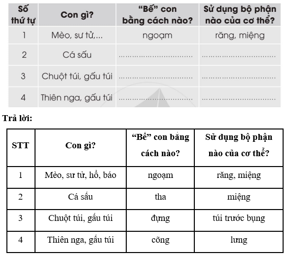 Vở bài tập Tiếng Việt lớp 2 trang 26, 27, 28, 29 Bài 25: Thế giới rừng xanh – Cánh diều (ảnh 1)