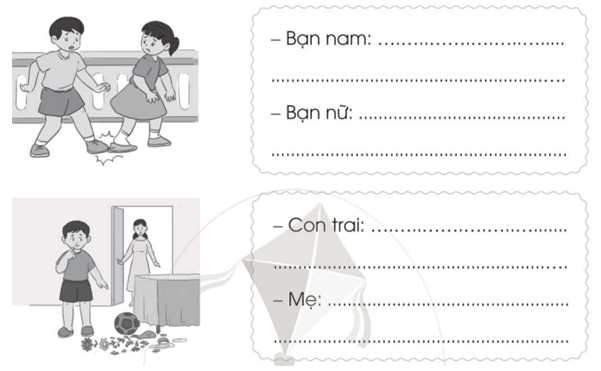 Vở bài tập Tiếng Việt lớp 2 trang 23, 24, 25, 26, 27, 28 Bài 6: Em yêu trường em – Cánh diều (ảnh 1)